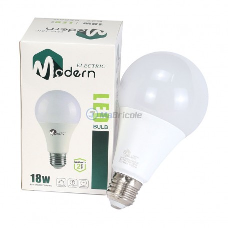 Lampe LED 18W E27 MODERN ELECTRIC | Empoule, lampe led et spots | MaBricole Algérie