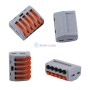 MaBricole | | Accessoires d'électricité | Lot de 50 Connecteurs électrique rapide 5pins 32A 0,08-2,5mm Certification CQC | PCT-215-50P