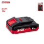 Batterie 20V MAX 2.0Ah Lithium-ion One For All CROWN | Batteries et chargeur | MaBricole Algérie