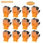 Ensemble de 12 paires de gants de protection Coffee en 40% polystère et 60% latex BEETRO | Protection des mains | MaBricole Algérie