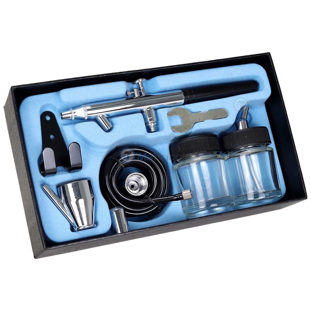 Aérographe G1-8 Kit de pistolet à peinture en aérosol Ensemble complet