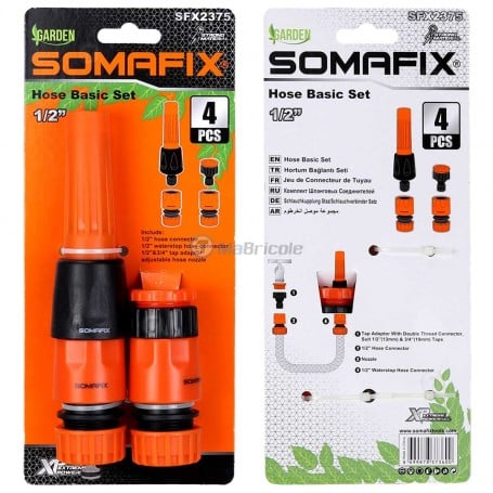 BESTonZON Lot De 4 Connecteurs Pouce Pour Tuyau Arrosage Et Lance Incendie - Robuste Multifonction