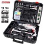 Caisse à Outils 98Pcs Avec Perceuse 13mm 600W CROWN | Outil multi-fonction | MaBricole Algérie