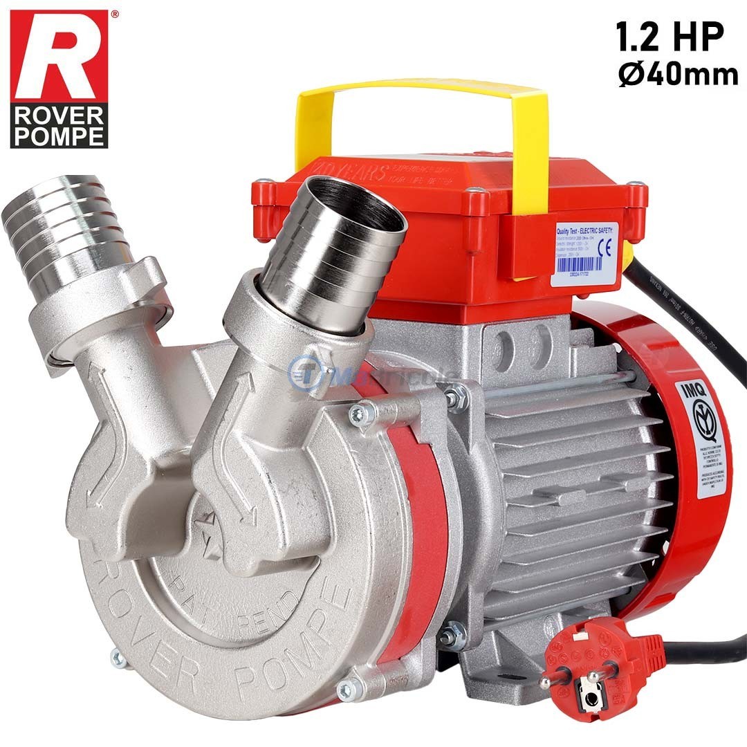 Pompe Centrifuge 4000 L/h 1,3 KW - Auto-amorçante, Acier Inox, Pressostat, Manomètre - Pour Jardin, Irrigation - 6