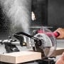 MaBricole | WORCRAFT | Scie électrique | Scie à onglets sans fil 20V sans batterie sans chargeur avec guide laser WORCRAFT | CMS-S20LI