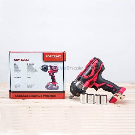 Clé à Choc Sans Fil Dong Cheng 20V – 698 Nm, 4 Modes, Avec 2 Batteries 4,0 Ah