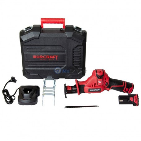 Scie Sabre Sans Fil VTEK 20V - 3 Vitesses Variables 0-3000 Tr/min, Avec 2 Batteries, Pour Bois, Métal, Plastique