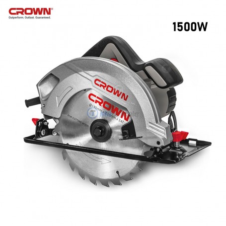 Scie circulaire 190mm 1500W CROWN | Scie électrique | MaBricole Algérie