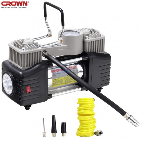 Mini Compresseur Auto 12V 300W CROWN | Compresseur | MaBricole Algérie