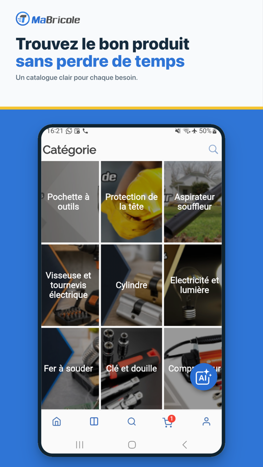 Catalogue de produits et outils Mabricole